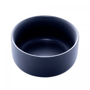 Conjunto 3 Petisqueiras de Porcelana Nórdica Azul Escuro Matt 11cm x 5cm - Wolff