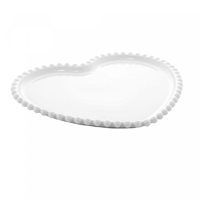 Prato-Coracao-de-Porcelana-Beads-Branco-25cm-x-22cm-x-2cm-Wolff