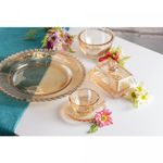 Sousplat-de-Cristal-Daisy-Ambar-Metalizado-32cm-Wolff