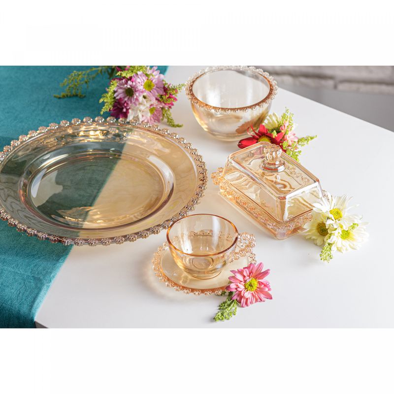 Sousplat-de-Cristal-Daisy-Ambar-Metalizado-32cm-Wolff