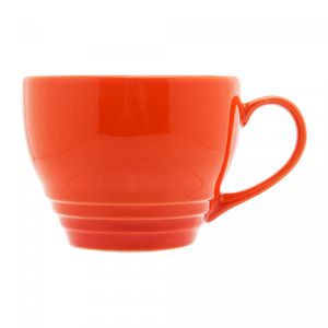 Conjunto 2 Canecas de Cerâmica Retrô Laranja 350ml - Wolff