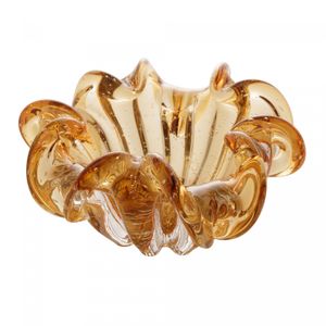 Centro de Mesa de Vidro Italy Âmbar 21cm x 10cm - Wolff