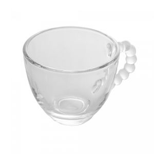 Conjunto 4 Xícaras de Café de Cristal sem Pires Pearl 80ml - Wolff