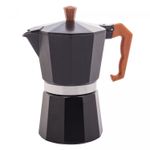 Cafeteira-Italiana-de-Aluminio-6-Doses-com-Cabo-em-Plastico-Preta-Fosca-300ml-Wolff
