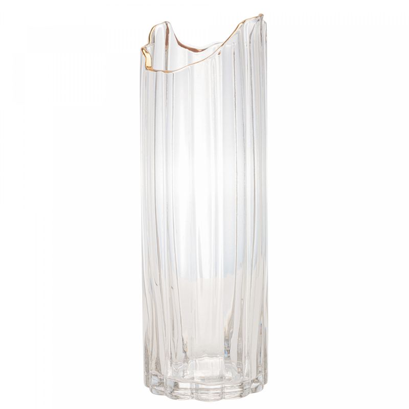 Vaso-de-Vidro-com-Borda-Dourada-10cm-x-30cm-Wolff
