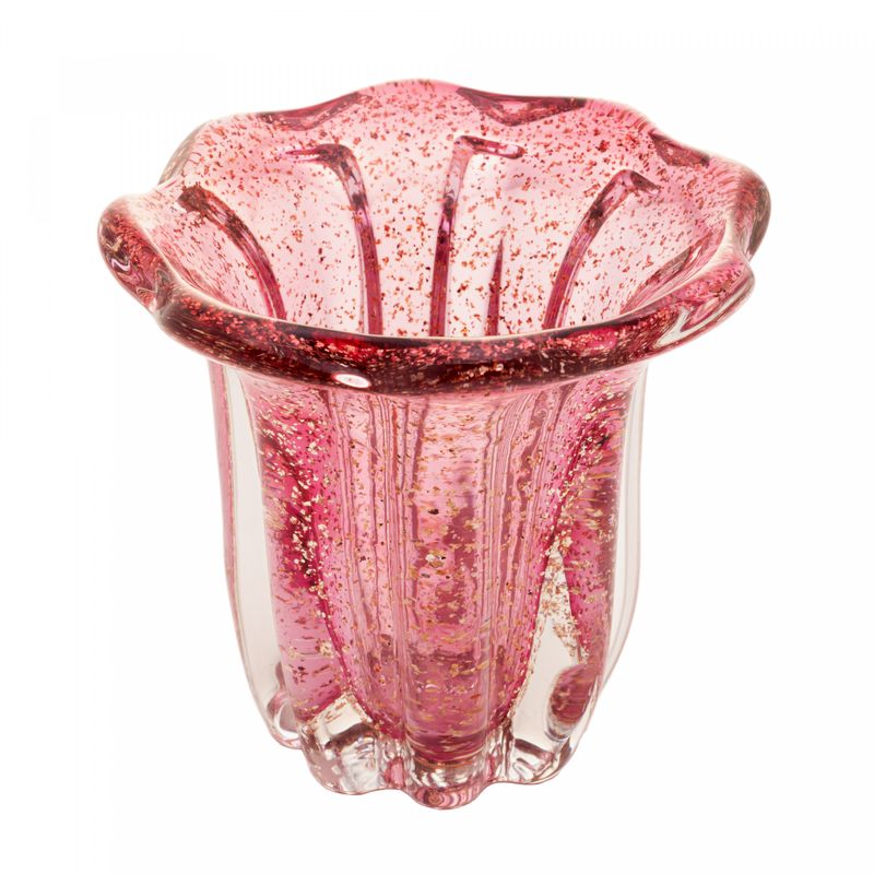 Vaso-de-Vidro-Italy-Rosa-e-Dourado-145cm-x-13cm-Wolff