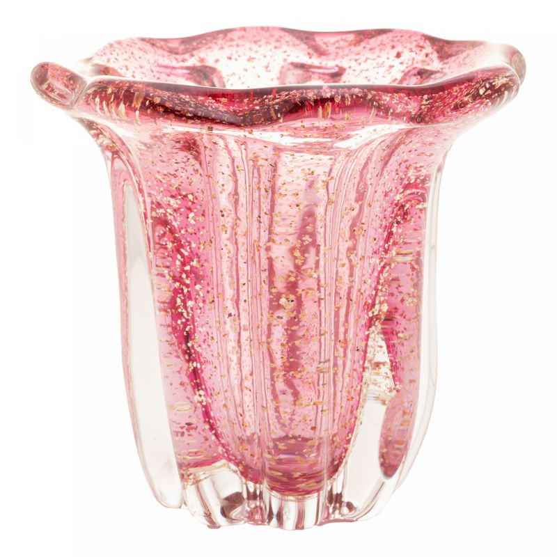 Vaso-de-Vidro-Italy-Rosa-e-Dourado-145cm-x-13cm-Wolff