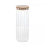 Porta-Mantimento-de-Vidro-Borossilicato-com-Tampa-de-Bambu-11L-Wolff