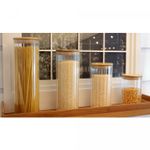 Porta-Mantimento-de-Vidro-Borossilicato-com-Tampa-de-Bambu-13L-Wolff