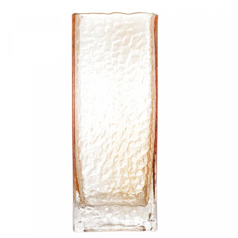 Vaso-de-Vidro-com-Borda-Dourada-Ambar-Taj-10cm-x-10cm-x-25cm-Wolff
