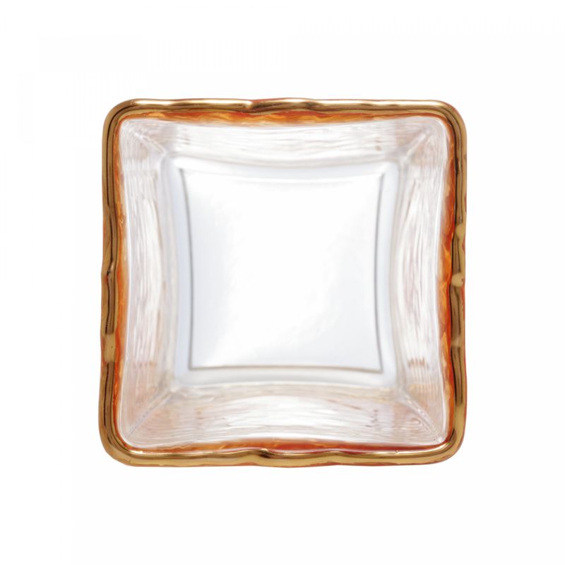 Vaso-de-Vidro-com-Borda-Dourada-Ambar-Taj-10cm-x-10cm-x-25cm-Wolff