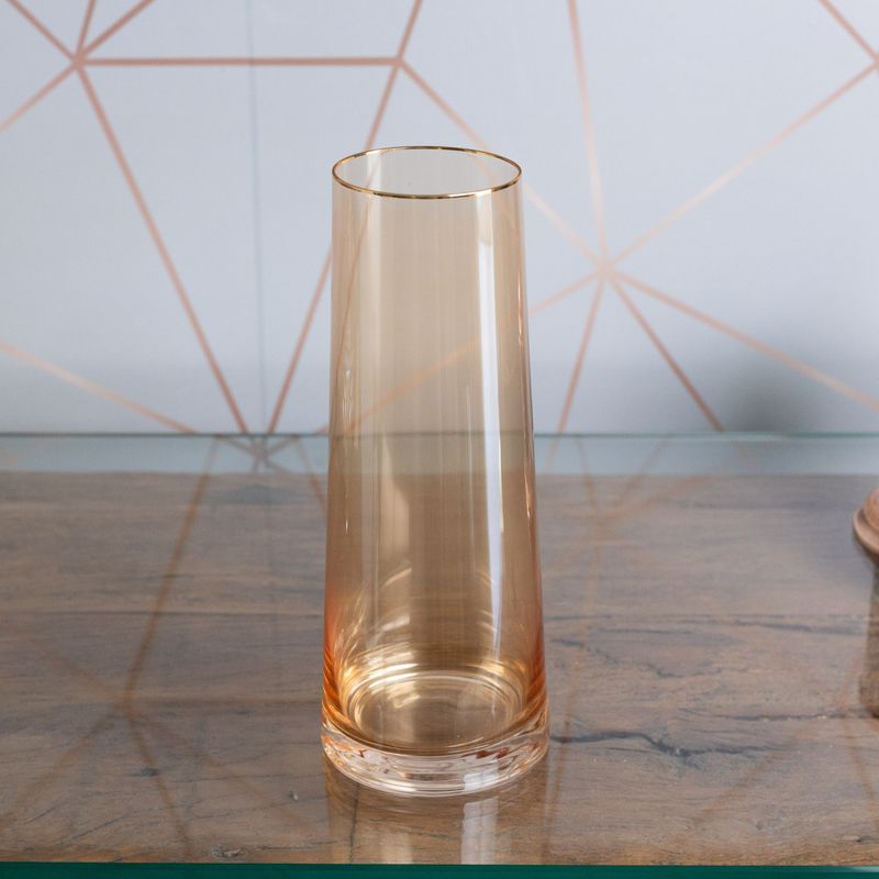 Vaso-de-Vidro-com-Fio-de-Ouro-Ambar-Liz-11cm-x-11cm-x-27cm-Wolff