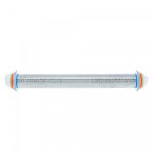 Rolo para Massa de Aço Inox Ajustável 6,5cm x 6,5cm x 44cm - Wolff