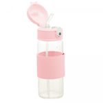 Garrafa-de-Vidro-Borossilicato-com-Cinta-em-Couro-e-Canudo-Pure-Rosa-500ml-Wolff