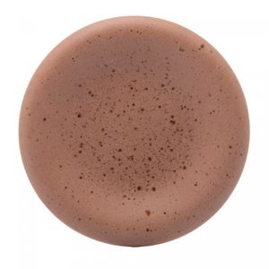 Prato de Sobremesa de Cerâmica Mist Marrom Matte 22cm - Wolff
