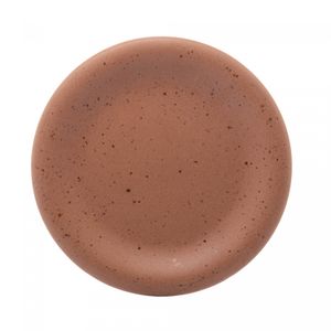 Prato Raso de Cerâmica Mist Marrom Matte 28cm - Wolff
