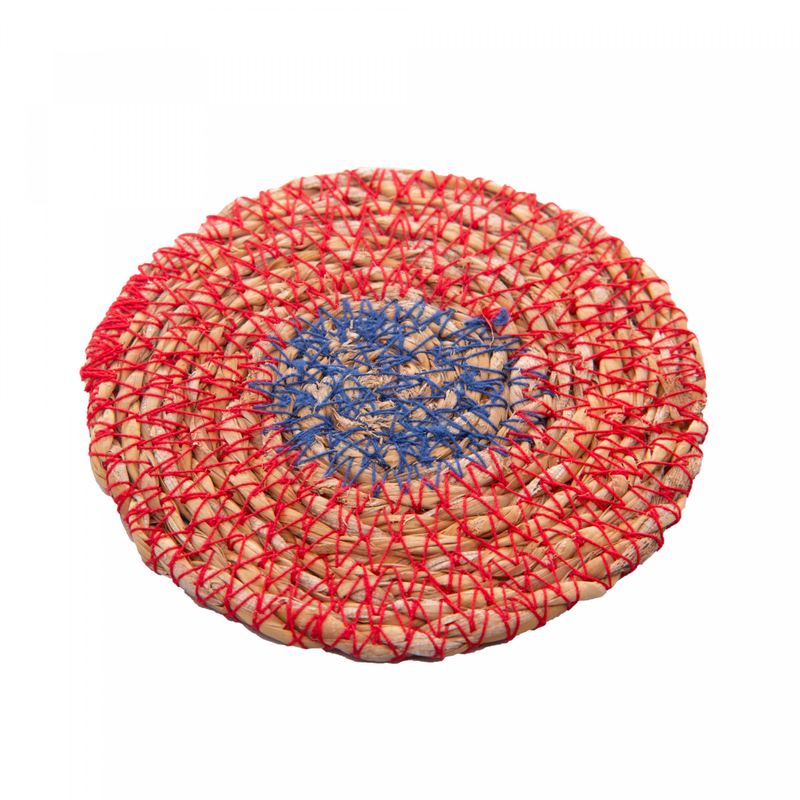 Conjunto-4-Porta-Copos-de-Fibra-Natural-Colorido-10cm-Wolff