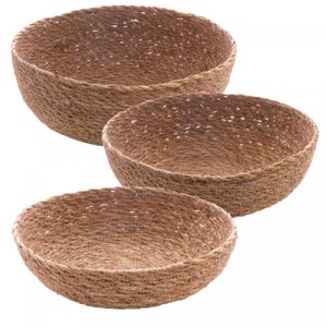 Conjunto 3 Cestas de Fibra Natural - Wolff