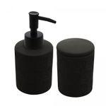 Conjunto-2-Pecas-para-Banheiro-de-Ceramica-Leaf-Preto-Wolff