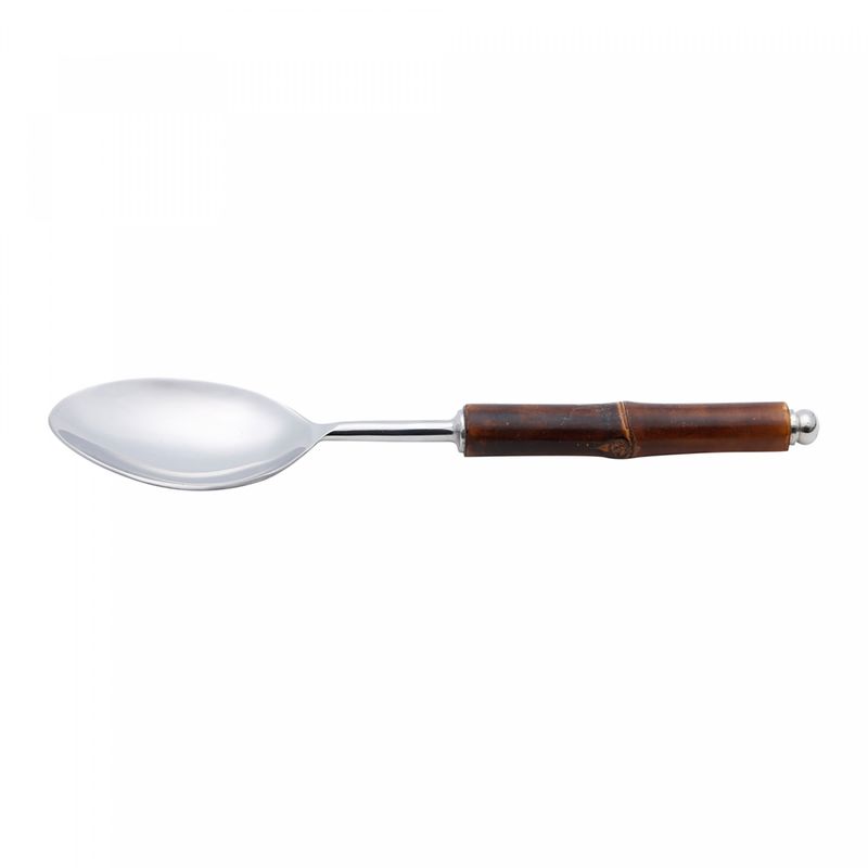 Colher-para-Servir-de-Aco-Inox-com-Cabo-de-Bambu-Wolff