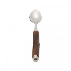 Conjunto 4 Colheres de Café de Aço Inox com Cabo de Bambu - Wolff