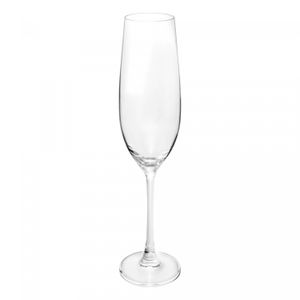 Conjunto 6 Taças de Champagne De Cristal Ecológico Columba 260Ml - Wolff