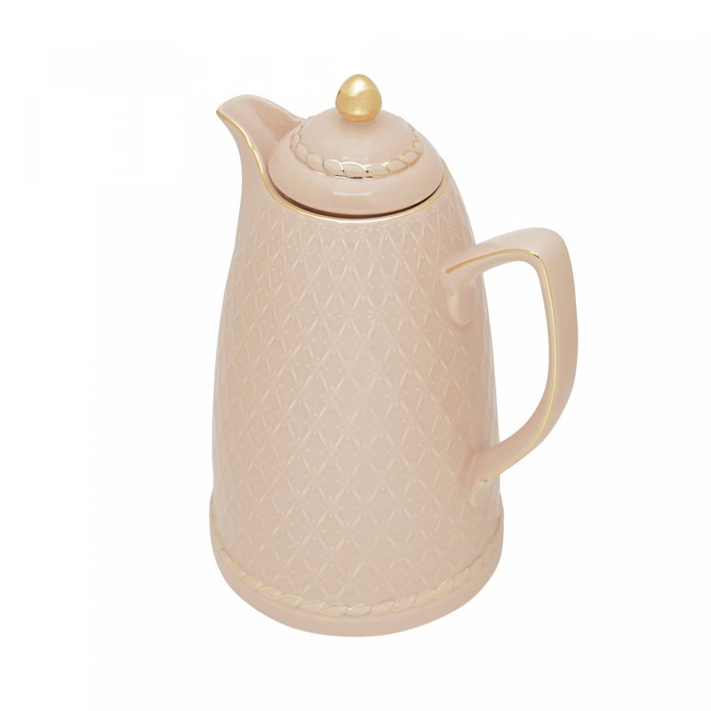 Garrafa-Termica-de-Porcelana-Renda-Rosa-28cm-900ml-Wolff