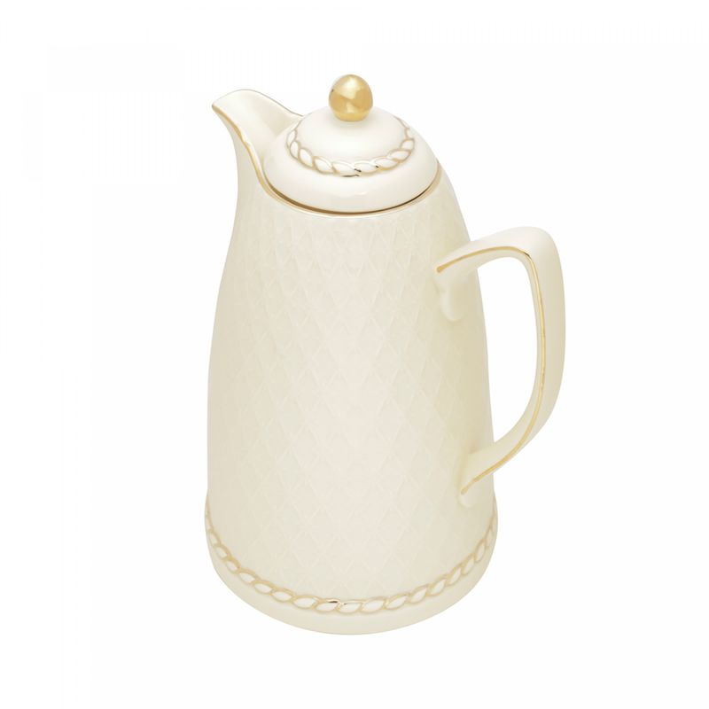 Garrafa-Termica-de-Porcelana-Renda-Creme-28cm-900ml-Wolff