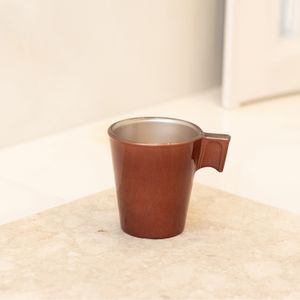 Xícara de Café De Vidro Opalino Flashy Vermelha 80ml - Wolff