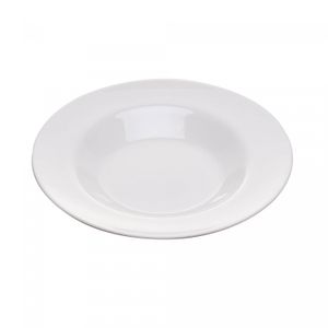 Prato Opalino Friends Time Pasta Branco 28cm - Wolff