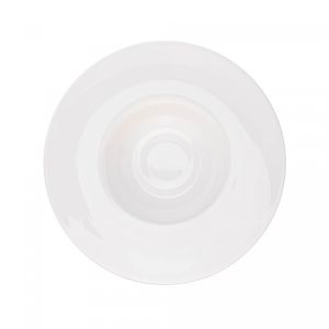 Prato para Risoto de Vidro Opalino Evolution Branco 29cm - Wolff