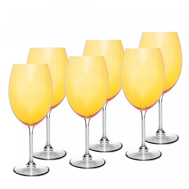 Conjunto-6-Tacas-para-Vinho-De-Cristal-Ecologico-Banquet-Amarela-580Ml-Wolff