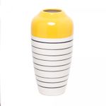 Vaso-Decorativo-de-Ceramica-Branco-Amarelo-18cm-x-16cm-x-33cm-Wolff