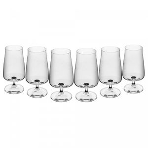 Conjunto 6 Taças para Cerveja De Cristal Ecológico Alex 380Ml - Wolff