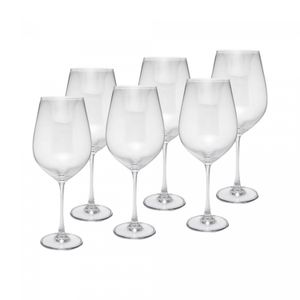 Conjunto 6 Taças de Vinho De Cristal Ecológico Columba 850Ml - Wolff