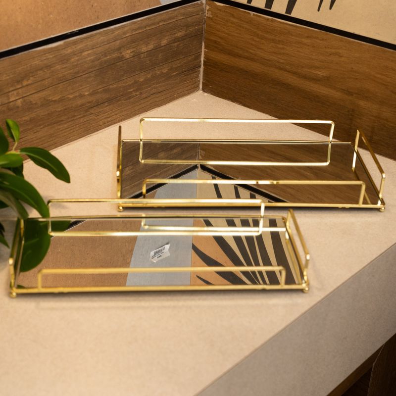 Conjunto-2-Bandejas-Decorativas-de-Metal-Dourada-36cm-x-20cm-x-5cm-34cm-x-16cm-x-4cm-Wolff