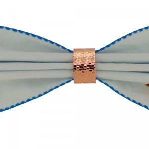 Conjunto 4 Anéis para Guardanapos de Metal Trançado Rose 5cm x 3cm - Wolff