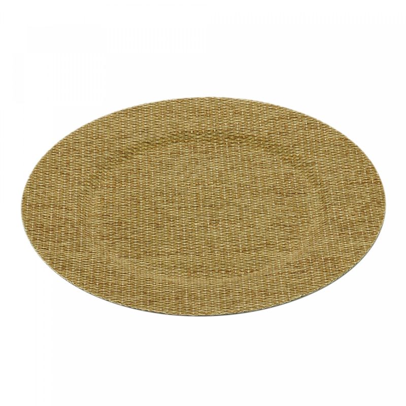 Sousplat-de-Plastico-Mescla-Palha-33cm-Wolff