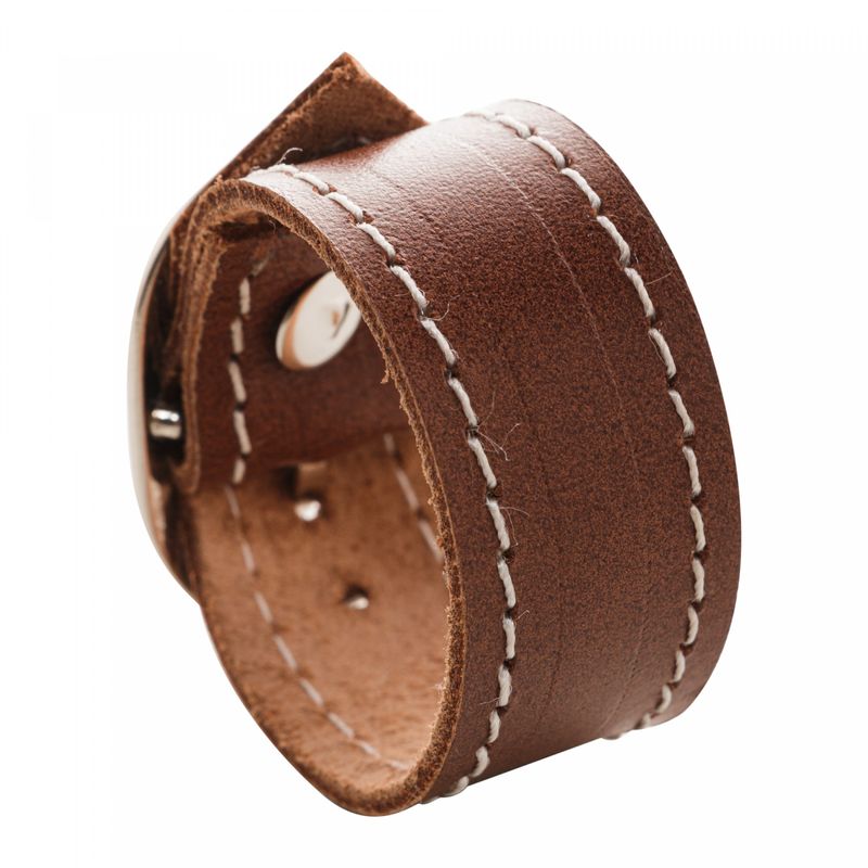 Conjunto-4-Aneis-para-Guardanapos-de-Couro-com-Fivela-Marrom-6cm-x-3cm-Wolff