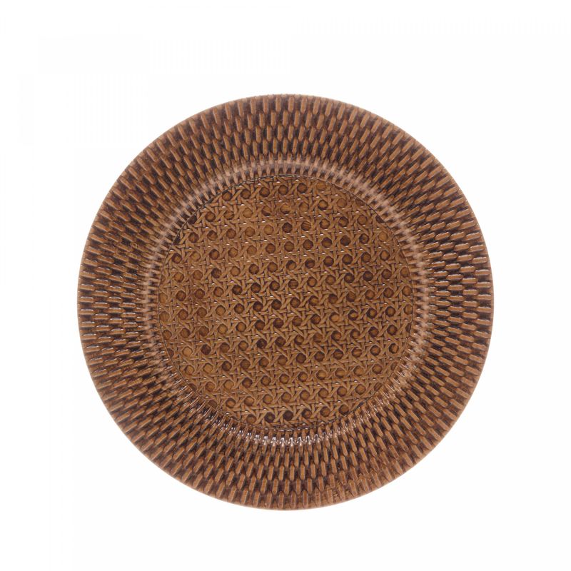 Sousplat-de-Plastico-com-Textura-de-Rattan-Marrom-33cm-Wolff