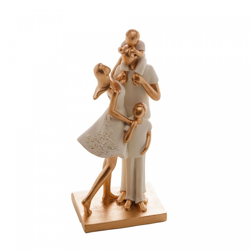 Figura-Decorativa-Familia-de-Resina-Branco-9cm-x-7cm-x-20cm-Wolff