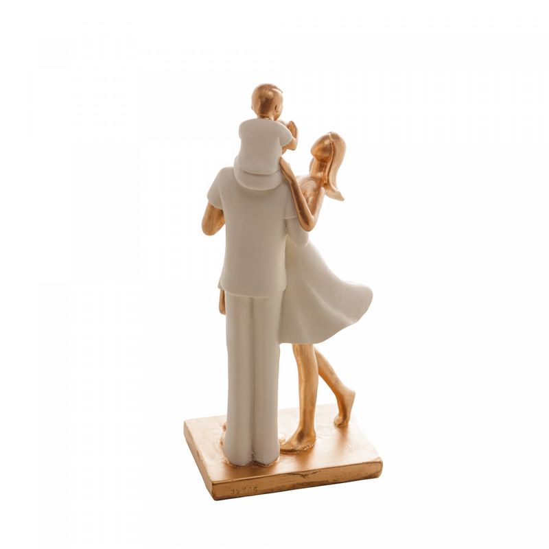 Figura-Decorativa-Familia-de-Resina-Branco-9cm-x-7cm-x-20cm-Wolff