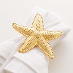 Conjunto-4-Aneis-para-Guardanapos-de-Zinco-Estrela-do-Mar-Dourado-6cm-x-6cm-x-4cm-Wolff