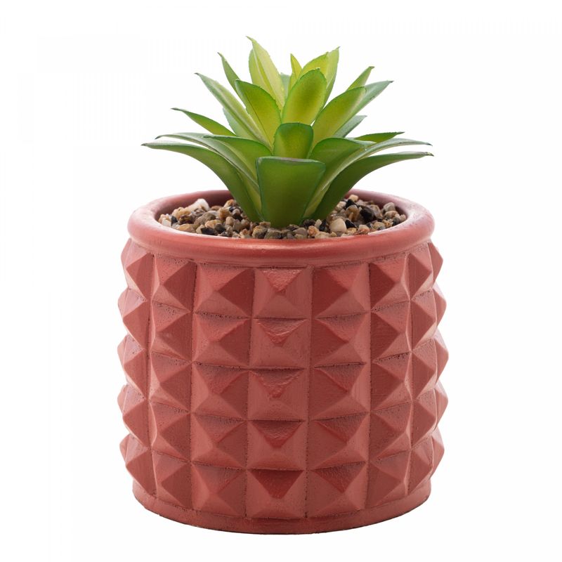 Cachepot-de-Cimento-com-Suculenta-Spikes-Terracota-10cm-x-15cm-Wolff