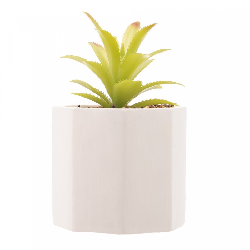 Cachepot-de-Cimento-com-Suculenta-Geometrico-Branco-10cm-x-15cm-Wolff