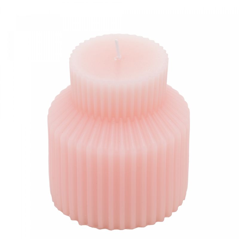 Vela-de-Cera-Cylinder-Rose-7cm-x-75cm-Wolff