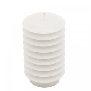 Vela de Cera Rosca Branca 6cm x 10cm - Wolff