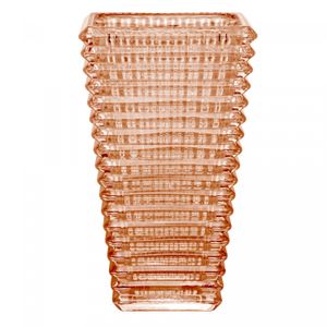 Vaso de Cristal Maya Âmbar Metalizado 16,5cm x 12cm x 27,5cm - Wolff