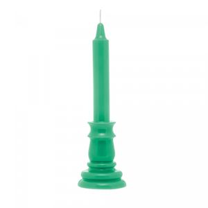 Vela de Parafina Classic Verde 7,5cm x 7,5cm x 25cm - Wolff