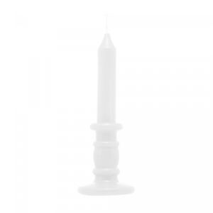 Vela de Parafina Classic Branca 6cm x 6cm x 16,5cm - Wolff